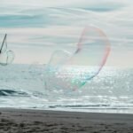 fishing throwing net heart